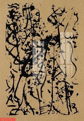 File tranh Tranh sơn dầu phương tây tổng hợp STS45288 (bản gốc) treo tường