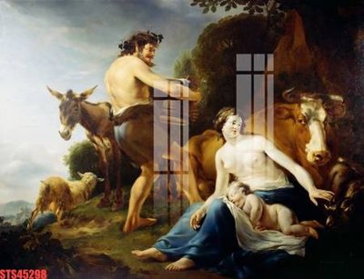 File in trần Tranh sơn dầu phương tây tổng hợp STS45298 (bản gốc) bầu trời