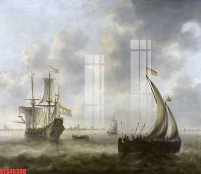 File gốc Tranh sơn dầu phương tây tổng hợp STS45300 (in tráng gương) sang trọng