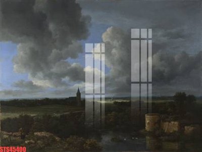 File tranh Tranh sơn dầu phương tây tổng hợp STS45400 (bản gốc) in canvas