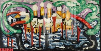 File in trần Tranh sơn dầu phương tây tổng hợp STS45434 (file gốc) xuyên sáng