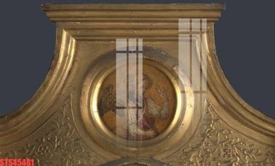 File tranh Tranh sơn dầu phương tây tổng hợp STS45481 (ảnh gốc) in trần nhà