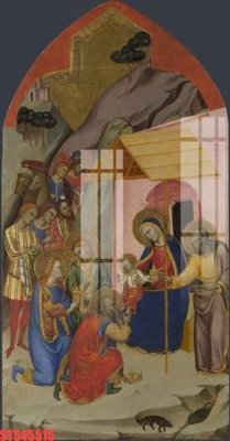 Ảnh gốc Tranh sơn dầu phương tây tổng hợp STS45515 (độ nét cao) in tráng gương