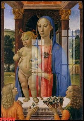 File gốc Tranh sơn dầu phương tây tổng hợp STS4559 (in tráng gương) ốp tường