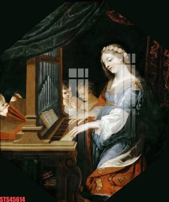 Tải file Tranh sơn dầu phương tây tổng hợp STS45614 (PSD) cho in tranh 3D