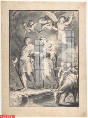 File in trần Tranh sơn dầu phương tây tổng hợp STS45616 (bản gốc 3D) sống động