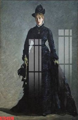 Ảnh gốc file in lụa Tranh sơn dầu phương tây tổng hợp STS4570 chi tiết