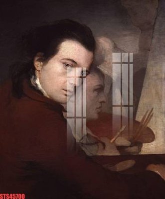 File tranh gốc PSD Tranh sơn dầu phương tây tổng hợp STS45700 còn nguyên layer