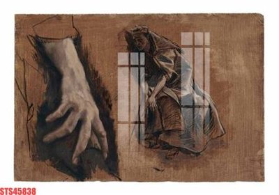 File PSD Tranh sơn dầu phương tây tổng hợp STS45838 (nguyên gốc) chất lượng cao