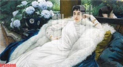 File in trần Tranh sơn dầu phương tây tổng hợp STS45890 (bản gốc) mây trời