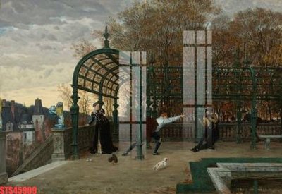 Download file Tranh sơn dầu phương tây tổng hợp STS45909 (chất lượng in ấn)