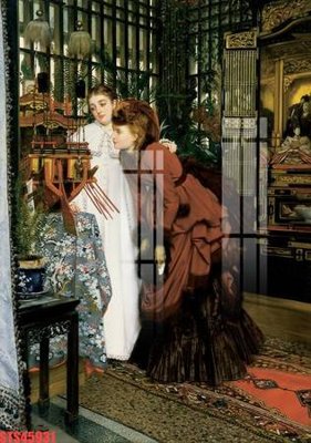 Download file Tranh sơn dầu phương tây tổng hợp STS45931 (gốc) in mica đèn LED