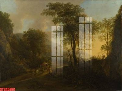 File in mica Tranh sơn dầu phương tây tổng hợp STS45991 (bản gốc) làm vách ngăn