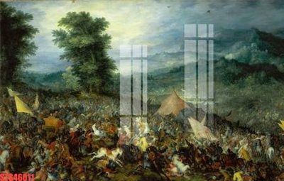 Ảnh gốc Tranh sơn dầu phương tây tổng hợp STS46011 (nét căng) in mica