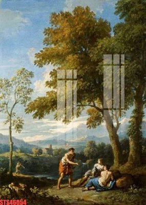 Download file Tranh sơn dầu phương tây tổng hợp STS46054 (gốc) in mica bàn thờ