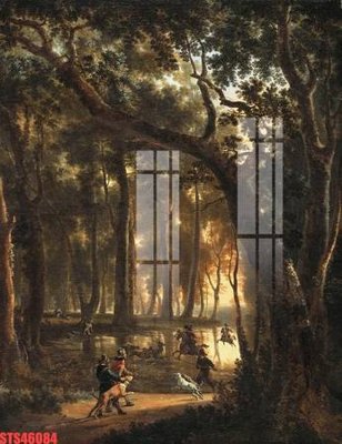 File tranh Tranh sơn dầu phương tây tổng hợp STS46084 (gốc) chủ đề trẻ em