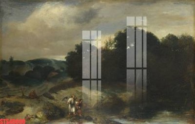 Download file Tranh sơn dầu phương tây tổng hợp STS46098 (chuẩn in) chất lượng cao