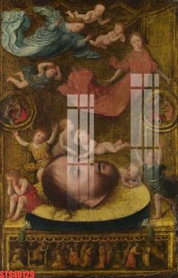 Tải file Tranh sơn dầu phương tây tổng hợp STS46129 (gốc) làm file thiết kế