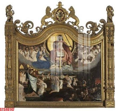 File tranh Tranh sơn dầu phương tây tổng hợp STS46147 (bản gốc) in lụa 3D