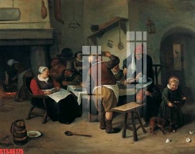 File gốc Tranh sơn dầu phương tây tổng hợp STS46175 (in 3D) cho trang trí