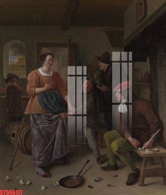 File gốc in mica Tranh sơn dầu phương tây tổng hợp STS46177 chất lượng