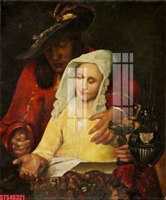 Download file gốc Tranh sơn dầu phương tây tổng hợp STS46321 (in mica) 3D