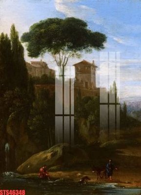 File PSD Tranh sơn dầu phương tây tổng hợp STS46348 (bản gốc) cho nhà in