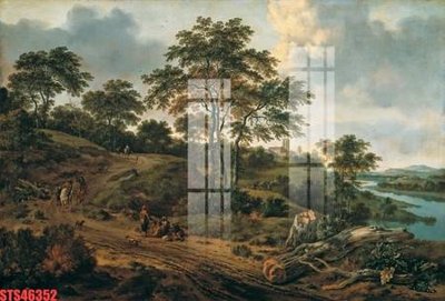 File tranh Tranh sơn dầu phương tây tổng hợp STS46352 (ảnh gốc) in trần xuyên sáng