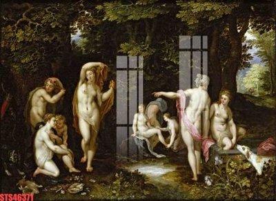 File ảnh Tranh sơn dầu phương tây tổng hợp STS46371 (gốc) in poster