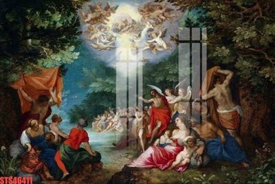 File ảnh Tranh sơn dầu phương tây tổng hợp STS46411 (gốc) cho trang trí nội thất