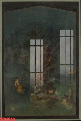 File gốc Tranh sơn dầu phương tây tổng hợp STS4648 (in lụa) trang trí tường