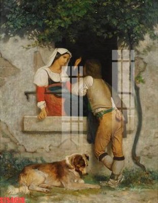 File in trần Tranh sơn dầu phương tây tổng hợp STS4656 (bản gốc) 5D