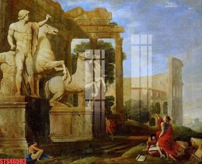 Tải file Tranh sơn dầu phương tây tổng hợp STS46593 (gốc) làm tranh treo tường