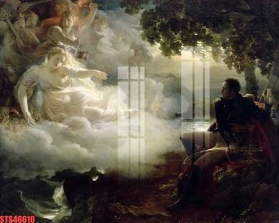 File tranh Tranh sơn dầu phương tây tổng hợp STS46610 (gốc) in trên kính