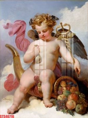 File in ấn Tranh sơn dầu phương tây tổng hợp STS46716 (bản gốc) cao cấp