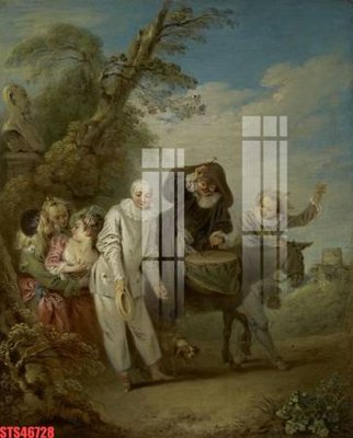 File gốc Tranh sơn dầu phương tây tổng hợp STS46728 (in lụa) cao cấp