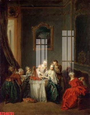 File gốc Tranh sơn dầu phương tây tổng hợp STS46731 (ảnh chi tiết) để in lụa