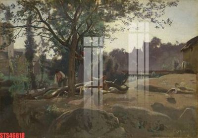 File gốc in mica Tranh sơn dầu phương tây tổng hợp STS46818 chất lượng