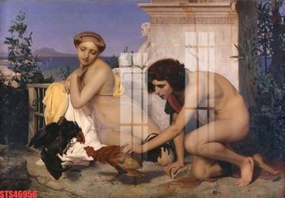 File ảnh gốc Tranh sơn dầu phương tây tổng hợp STS46956 (chuyên in mica)