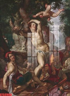 File gốc Tranh sơn dầu phương tây tổng hợp STS47050 (in tráng gương) sang trọng