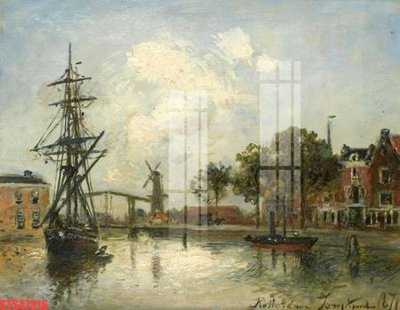 File gốc Tranh sơn dầu phương tây tổng hợp STS47316 (in lụa) tranh thuận buồm