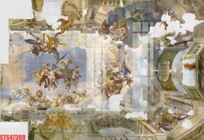 File tranh in tráng gương Tranh sơn dầu phương tây tổng hợp STS47369 (siêu nét)