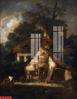 File gốc Tranh sơn dầu phương tây tổng hợp STS47478 (in tráng gương) hiện đại