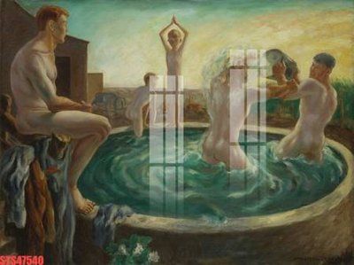 File ảnh Tranh sơn dầu phương tây tổng hợp STS47540 (gốc) in standee