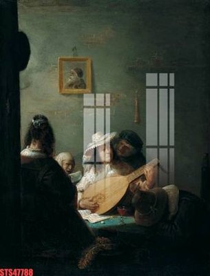 File tranh gốc Tranh sơn dầu phương tây tổng hợp STS47788 (bản quyền) độc đáo