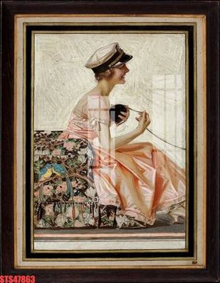 File in trần Tranh sơn dầu phương tây tổng hợp STS47863 (file gốc) xuyên sáng