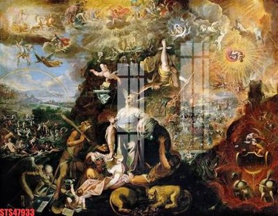 File gốc Tranh sơn dầu phương tây tổng hợp STS47933 (ảnh rõ nét) để in