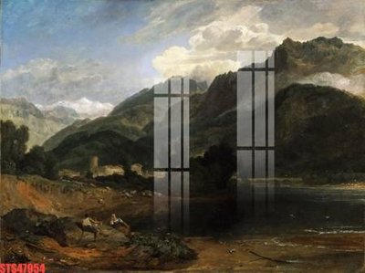 Tải file Tranh sơn dầu phương tây tổng hợp STS47954 (gốc) chủ đề hoa sen