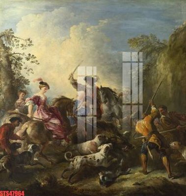 File tranh Tranh sơn dầu phương tây tổng hợp STS47964 (ảnh gốc) không bị mờ