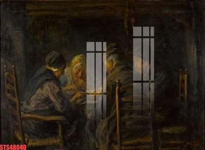 File tranh Tranh sơn dầu phương tây tổng hợp STS48040 (ảnh gốc) độ nét vượt trội